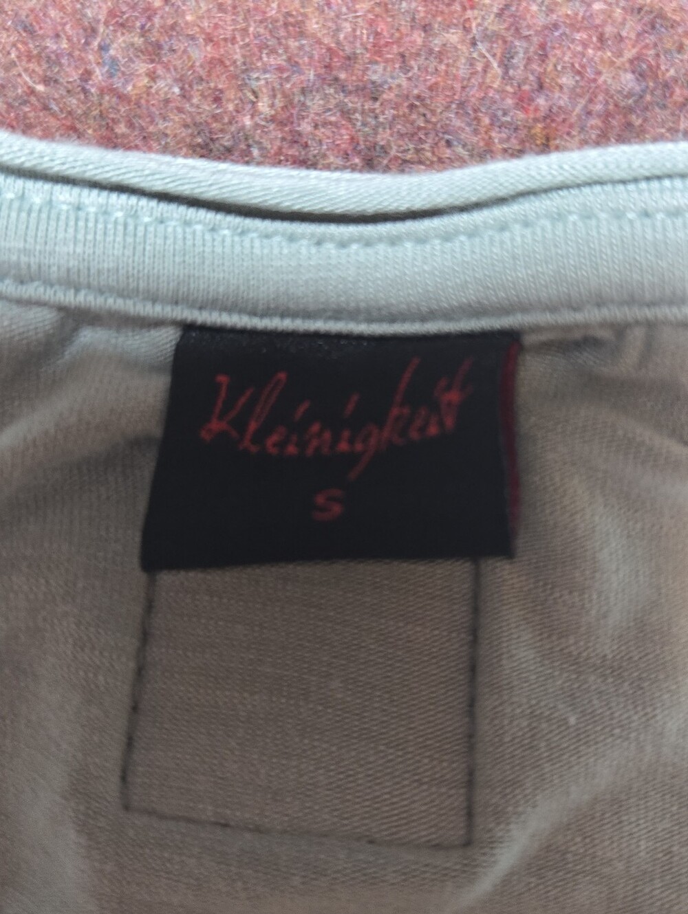Kleinigkeit Eifelkind Cotton Blend Fitted T-Shirt Mint Green Size Small - Picture 4 of 10